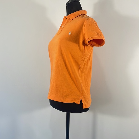 Ralph Lauren Orange Polo,Short sleeve, Slim Fit,Women’s - Picture 4 of 11